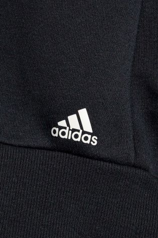 Black Adidas Fade Print Full Zip Hoody